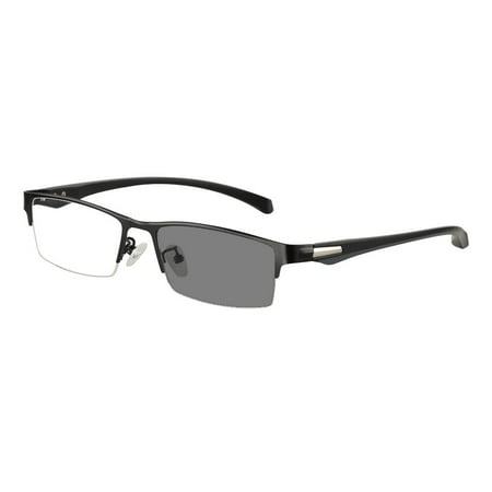 Photochromic Anti Blue Ray Reading Glasses +1.0 to +3.5 Flexible Temples UV400 Farsighted Sunglasses