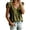 Army Green, variant on Women's Fashion Comfy Tops Casual Trendy V Neck Doll Style Vest Blouse Tunic Cute Short Ruffle Sleeve Tops for Women by Comdrip Black L