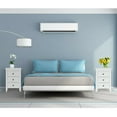 thumbnail image 3 of Costway 2PCS Nightstand End Beside Table Drawers Modern Storage Bedroom Furniture White, 3 of 10