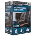 thumbnail image 2 of Plasticolor 008688R01 WeatherPro Truck Sized 3pc Black/Brown Sideless Seat Cover, 2 of 5