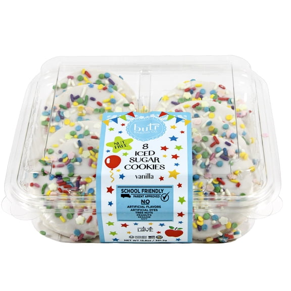 Butr Baking Co. All-Natural Star Party Cookies, 8ct