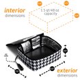 thumbnail image 4 of HotLogic Food Warming Tote, Lunch Bag 12V, Houndstooth, 4 of 5