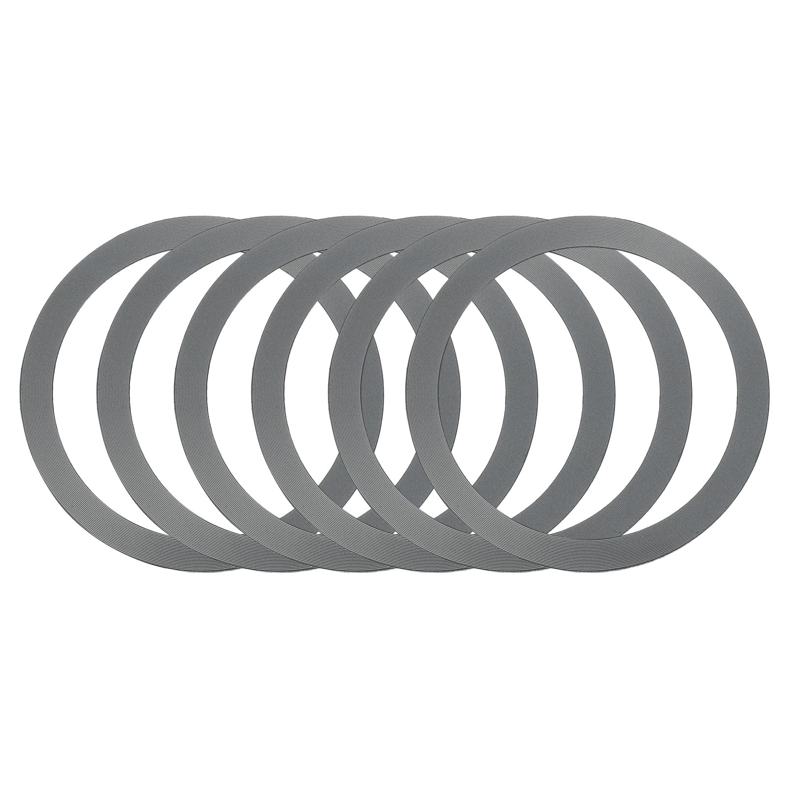 6Pcs Magnetic Adapter Ring, Magnetic Wireless Charger Conversion Kit, Grey