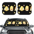 thumbnail image 2 of Fotbe Bee Happy Sunflower Gnomes Juego de 2 Piezas de Parasoles para Parabrisas | Bloqueador Solar para Auto | Accesorios Plegables para Protección Solar Interior-Large, 2 of 6