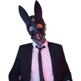 thumbnail image 3 of Máscaras de cuero Máscara de fiesta de disfraces para cosplay Accesorio de disfraz de Halloween, 3 of 4