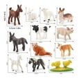 thumbnail image 3 of 12PC Farm Toys Figurines Home Decorate Preschool Educational Arcti Animals Christmas Gift, 3 of 6