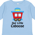 thumbnail image 4 of Inktastic Train Our Little Caboose New Baby Boys or Girls Long Sleeve Toddler T-Shirt, 4 of 5