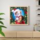 thumbnail image 4 of Cuadros Decorativos Calcetín de Navidad gato 5D DIY taladro redondo completo dibujo Kit diamante pintura regalo JShteea Nuevos Originales, 4 of 9