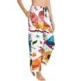 thumbnail image 2 of Balery Flowers Birds And Butterflies print Women's Pajama Pants,Ultra Lightweight Pjs,Lounge Pant-Small, 2 of 9