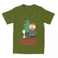 thumbnail image 3 of Camiseta estampada con dibujos de Snoopy y villancicos de Peanuts para hombre y mujer, camiseta de algodón a la moda con estampado de Charlie Brown, 3 of 5
