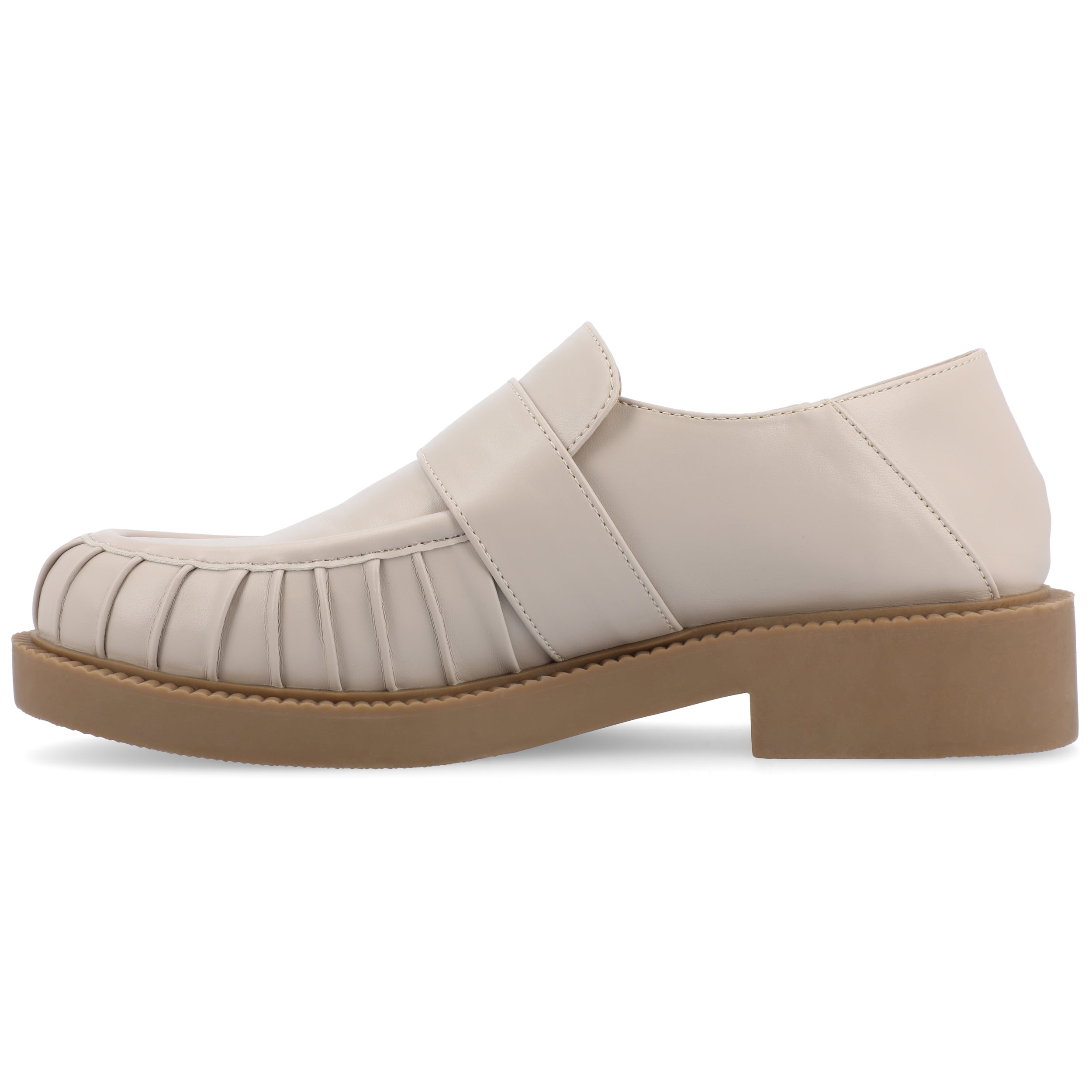 Journee Womens Lakenn Slip On Crash Back Loafer