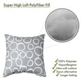 thumbnail image 4 of Majestic Home Goods Indoor Gray Fusion Large Decorative Throw Pillow 20 in L x 8 in W x 20 in H, 4 of 4