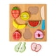 thumbnail image 2 of Rompecabezas de madera para cortar, juguete de aprendizaje Montessori, juguete de cocina de madera para cortar fruta, 2 of 9