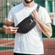 thumbnail image 1 of Riñonera Bandolera de Lona para Hombre - Bolsa Deportiva de Gran Capacidad con Múltiples Bolsillos, Convertible En Bolso de Pecho/Hombro para Viajes, Trabajo y Uso Casual, 33 X 20 X 15 Cm, 1 of 4