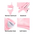 thumbnail image 6 of MOSHU One Shoulder Womens Bikini Sets High Waisted Bathing Suits for Women Tie High Cut Swimsuits, 6 of 6