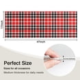 thumbnail image 5 of Red Black White Checkerboard Checkered Pattern Kitchen Rug Mat,Kitchen Runner Rugs Non Skid Washable,Decorative Kitchen Floor Mats for Kitchen,Sink,Laundry,17"X47", 5 of 5