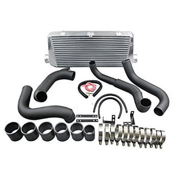 Fmic Intercooler Kit 89-99 240sx S13 Sr20det, Black Pipes