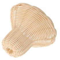 MLINS  Rattan Woven Lampshade Lantern Green Shades Chandelier Beige