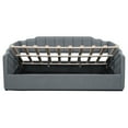 thumbnail image 6 of Euroco Upholstered Full Size Daybed, Lift up Storage Bed, Gray, 6 of 10