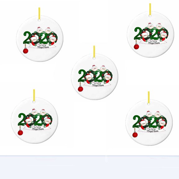 Vikakiooze 2022 5PCS2020 New Christmas Tree Decoration Lighted Pendant Faceless Old Man Pendant Christmas Decorations