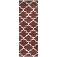 thumbnail image 5 of SAFAVIEH Montreal Lennart Geometric Quatrefoils Shag Area Rug, Rose/Ivory, 6'7" Round, 5 of 9