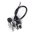 thumbnail image 3 of Candeon Transductor de presión -1 Pieza 1/8NPT Rosca de Acero Inoxidable transductor de presión Sensor remitente para Aceite Combustible Aire Agua(30PSI), 3 of 14