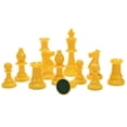 thumbnail image 6 of WE Games Color Bright Chess Pieces Half Set - Includes 17 Pieces in Yellow, 6 of 8