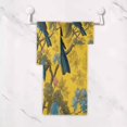 thumbnail image 5 of 3 Piece Bath Towels Set Bath Towel, Hand Towel and Face Towel for Bathroom, Gym, Hotel Bluebird Surrounded by Flowers, 5 of 8