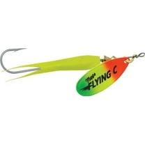 Mepps Flying C Fishing Lure, Hot Chartreuse Gold 7/8 Oz - FC78P HC-G