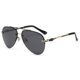 thumbnail image 1 of Gafas de sol estilo aviador polarizadas vintage con protección UV400, con bisagras de resorte para conducir, andar en bicicleta, acampar y pescar., 1 of 5