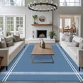 thumbnail image 4 of Pure Royalblue Area Rug 6x9 FT, Non Slip Living Room Throw Carpet, Simple Solid Color Washable Soft Large Floor Carpet Non-Shedding Rug for Bedroom Dining Room Play Room, 4 of 9