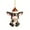 White, variant on Clearance Christmas Decoration! Christmas Decorations Christmas Cow Acrylic Pendant Cow Car Interior Mirror Pendant Car Accessories Christmas Crafts