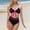 Z_ Watermelon Red, variant on UTSJKR Bikini Sets for Women Two Piece Triangle Swimsuit Halter Ruched Cheeky Bathing Suit Push Up Swimwear Black XL