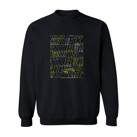 Skating Design Sweatshirt Men -Image by Shutterstock, Male 3X-Large
