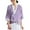 Purple-Shirts, variant on Jsaierl Womens 3/4 Length Sleeve Cotton Linen Tops Plus Size V Neck Shirts Retro Solid Petite Blouses Classic Elegant Tunic Top M-3XL