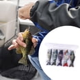 thumbnail image 2 of 5PCS Fishing For Trout Swimbaits Pencil Fishing With Two Hooks Lifelike Water Slide Weights for Tackle Beads for Rigs Mens Stuff Line Beads Weights Assortment Clam Ice compatible with Mackerel, 2 of 4