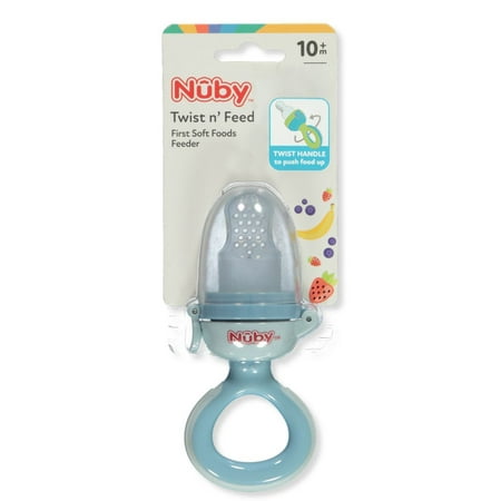 Nuby Baby Twist N Feed Feeder Color: aqua Size: one size
