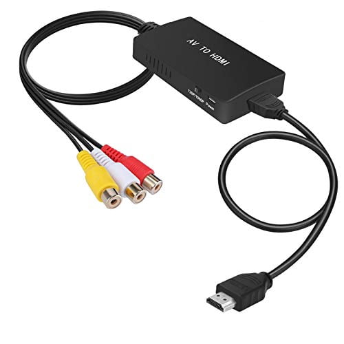 UHD 4k Composite S-video RCA AV to HDMI Converter Upscaler 1080p HDTV Adapter for sale online 