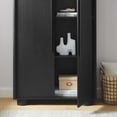 thumbnail image 4 of Modway Bellamy Contemporary Tall Arched Storage Cabinet in Black, 4 of 9