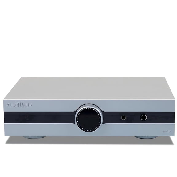 AUDALYTIC HP70 Fully Balanced Discrete Headphone Ampliferwith Remote Control,Silver