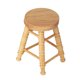thumbnail image 2 of Mini taburete redondo de madera de moda a escala 1:12. Excelente modelo de taburete para casa de muñecas., 2 of 10
