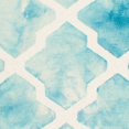thumbnail image 3 of Safavieh Dip Dyed Turquoise Contemporary Rug - Runner 2'3" x 6', 3 of 5