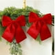thumbnail image 1 of pstuiky Lazo navideño preatado para guirnalda de árbol de Navidad y decoración exterior. Adorno para puerta. Guirnalda navideña para otoño e invierno., 1 of 6