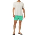 thumbnail image 2 of Unique Bargains Men's Holiday Elastic Waistband Drawstring Mesh Lining Board Shorts 32 Mint Green, 2 of 6