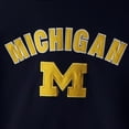 thumbnail image 3 of Women's Navy Michigan Wolverines Arch & Logo 1 Pullover Hoodie, 3 of 4