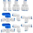 thumbnail image 1 of 10 Uds Conectores De Tubo De Filtro De Agua 1/4 Pulgadas Empuje Rápido Accesorios Para Purificadores Montaje De Sistema De Filtrado, 1 of 5