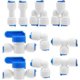 thumbnail image 1 of 10 Uds Conectores De Tubo De Filtro De Agua 1/4 Pulgadas Empuje Rápido Accesorios Para Purificadores Montaje De Sistema De Filtrado, 1 of 5