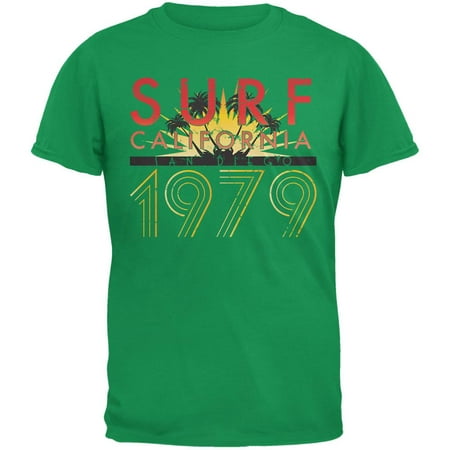 Cali Surf 1979 Irish Green Adult T-Shirt