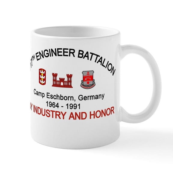 CafePress - 317Th Engineer, Camp Eschborn Mug - 11 oz Ceramic Mug - Novelty Coffee Tea Cup
