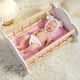 thumbnail image 5 of Cama para muñecas BABESIDE, cuna mecedora de madera para muñecas de 30 a 40 cm, 5 of 6